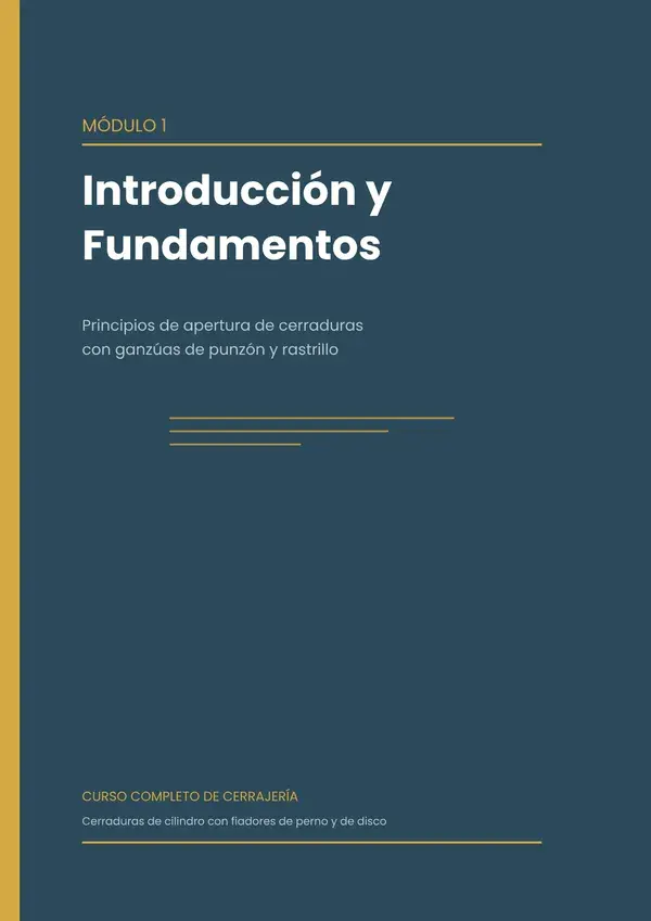 Introducción y Fundamentos